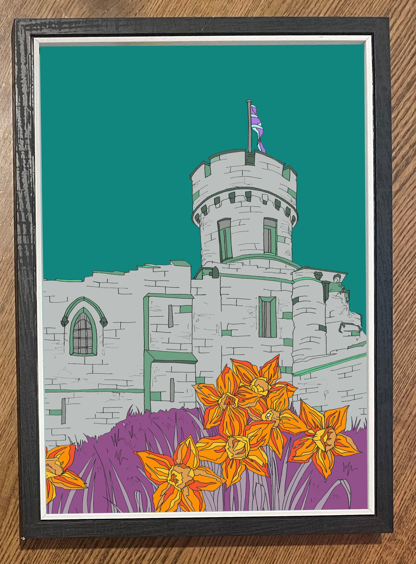 Lincoln Castle Print