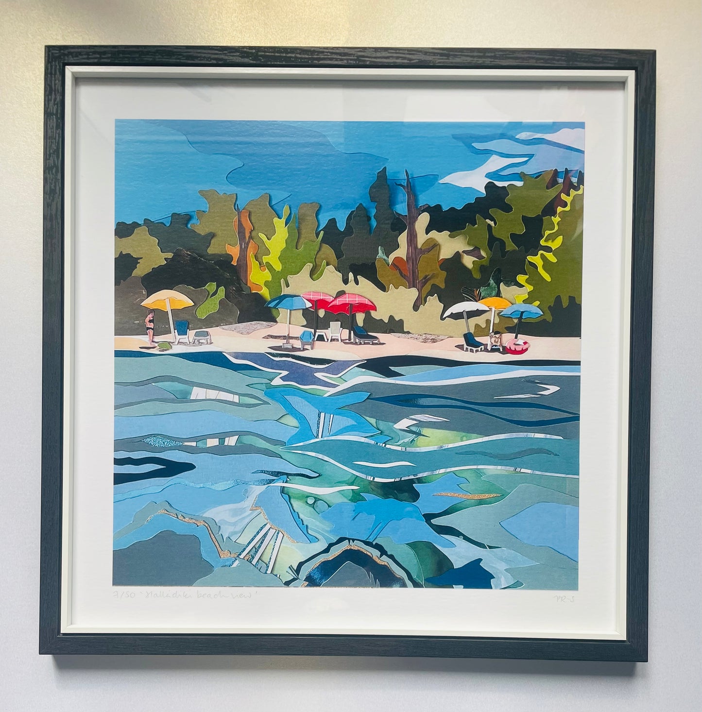 Limited Edition Halkidiki Beach View print