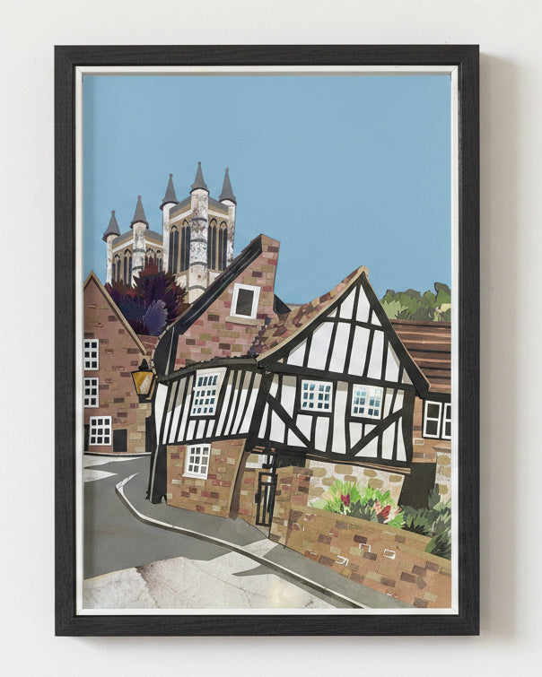 A5 Wonky House Print