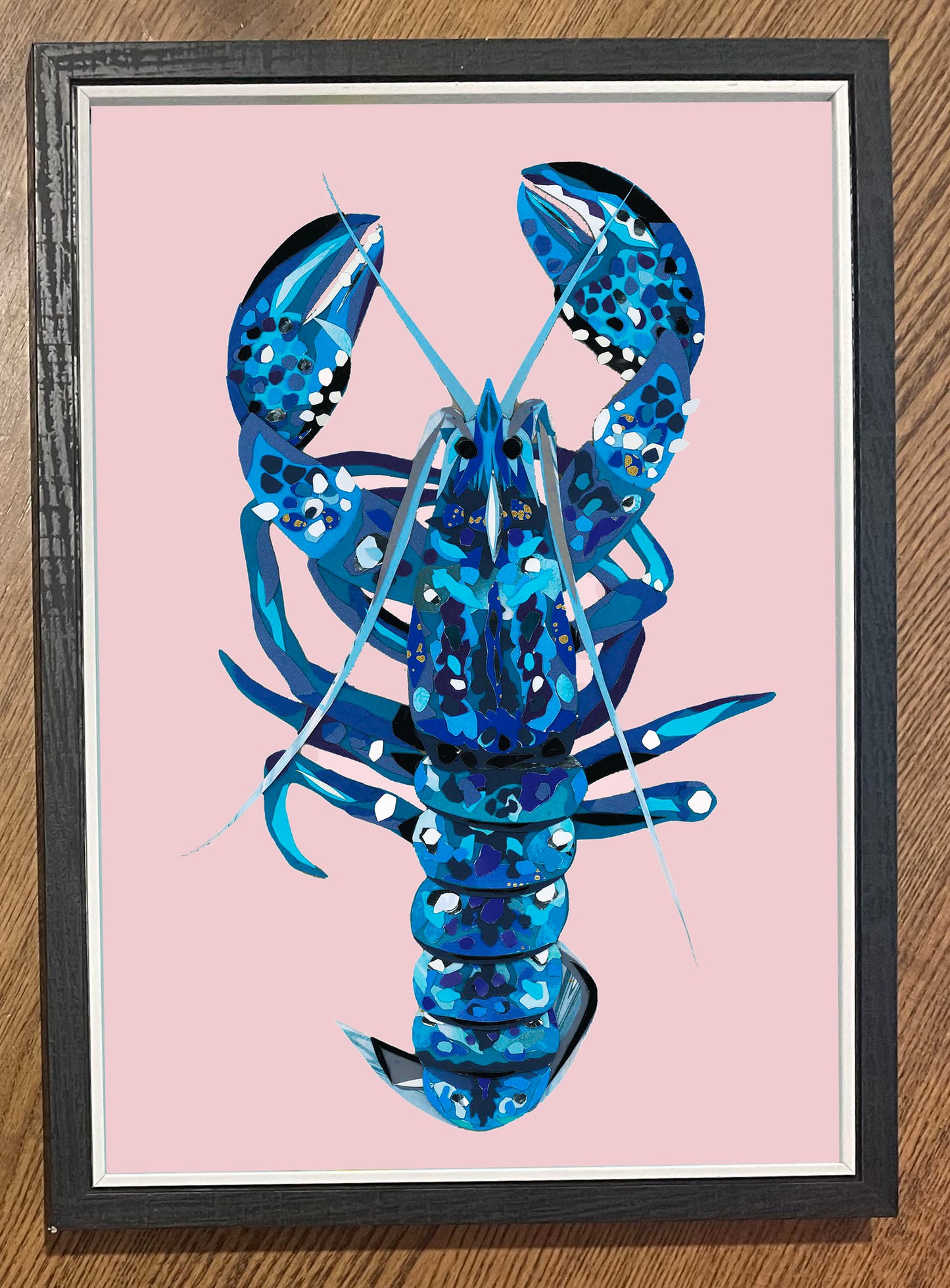 Blue Lobster Print