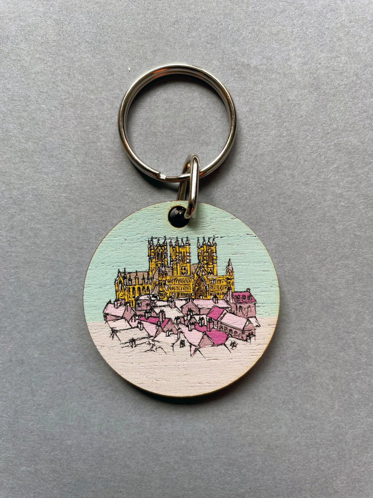Lincoln Cathedral Keyring