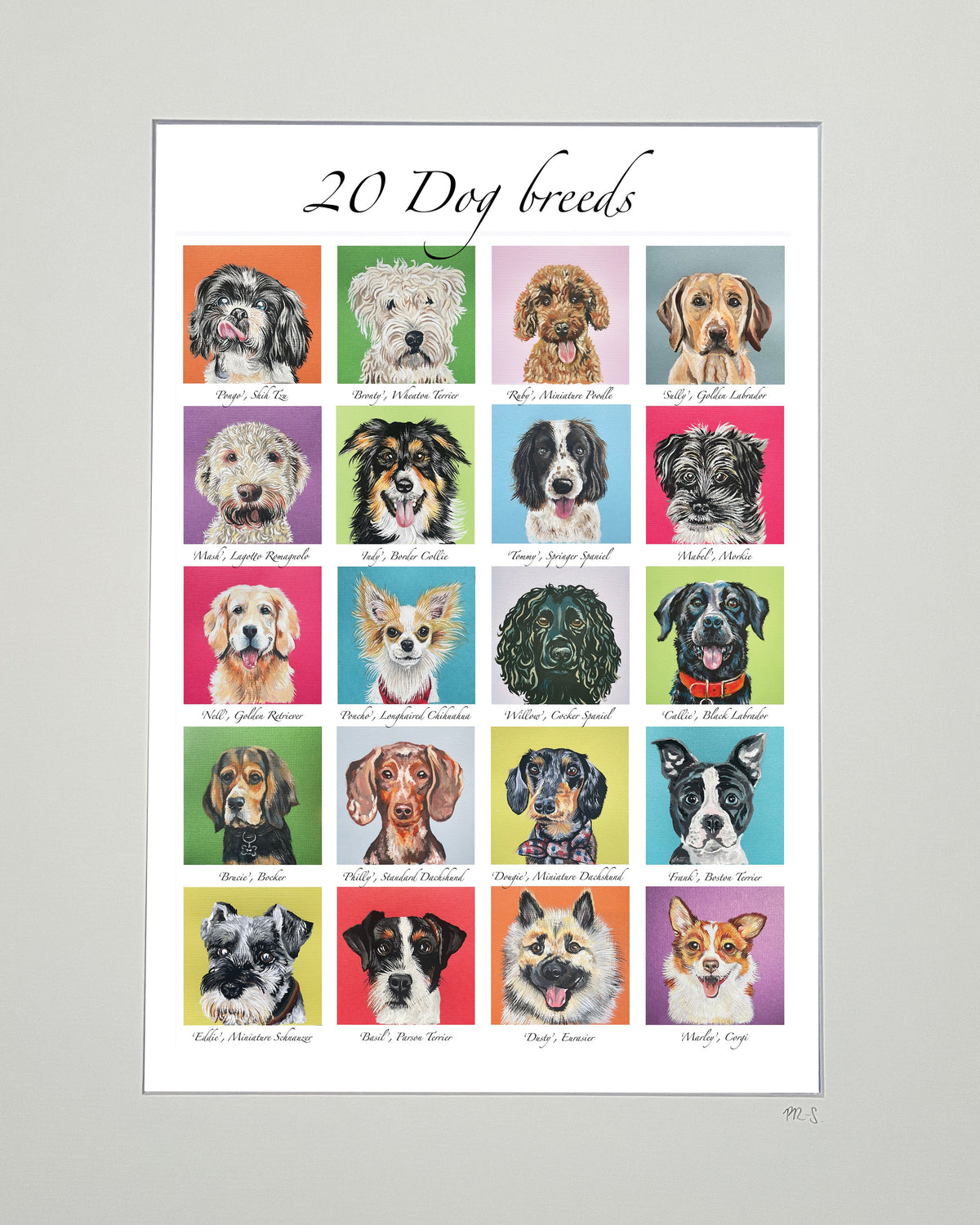 Dog Breeds print