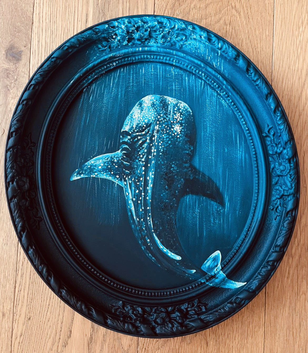 Whale Shark painted frame