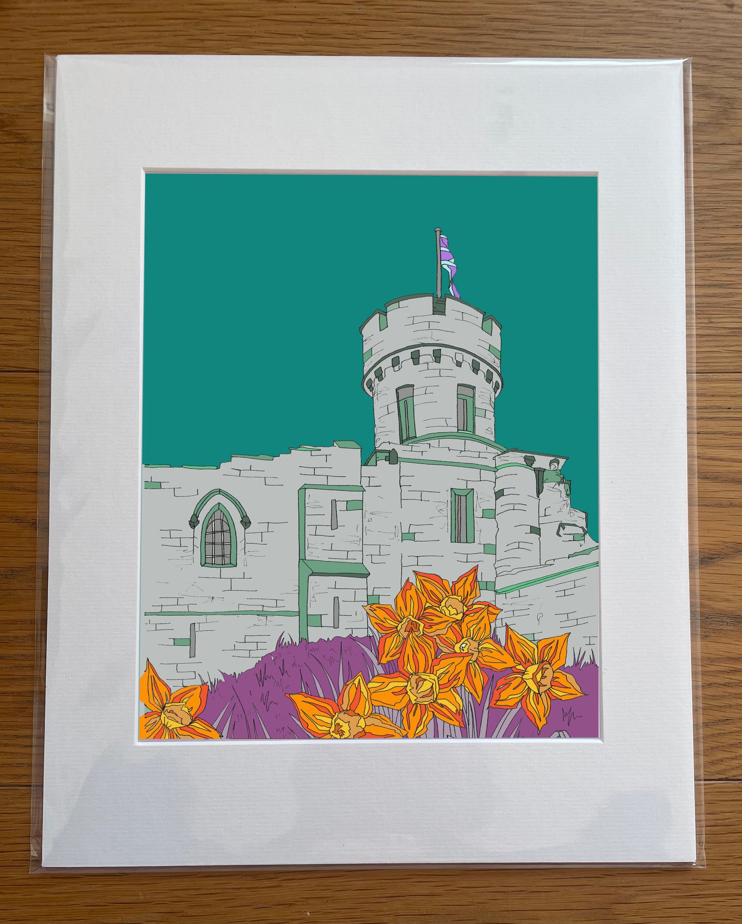 Lincoln Castle Print