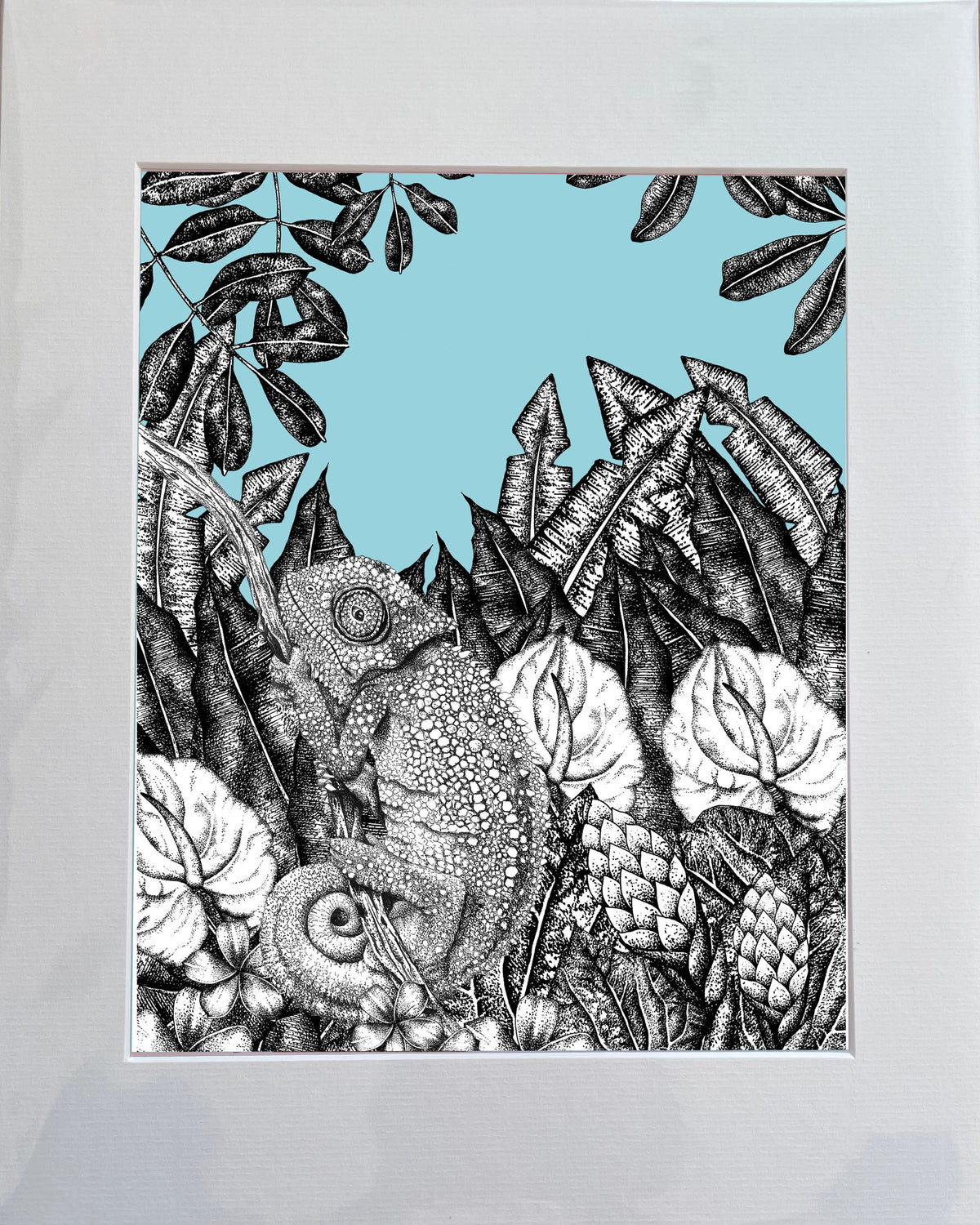 Chameleon Print