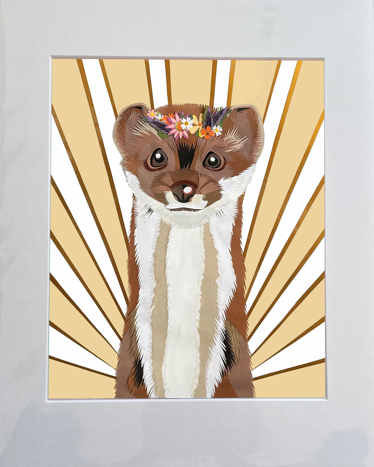 Flower Ermine Print