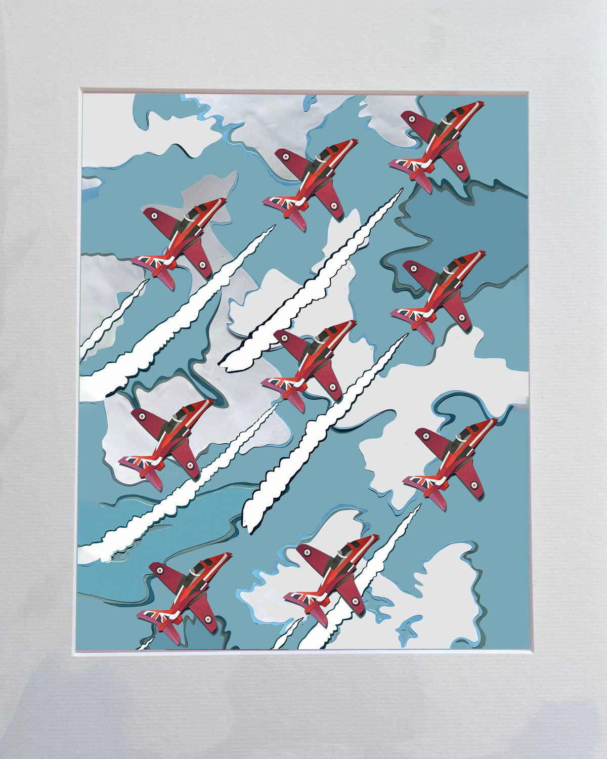 Red Arrows Print
