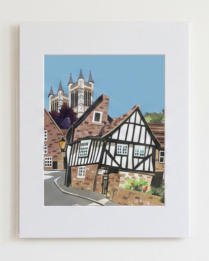Wonky House print