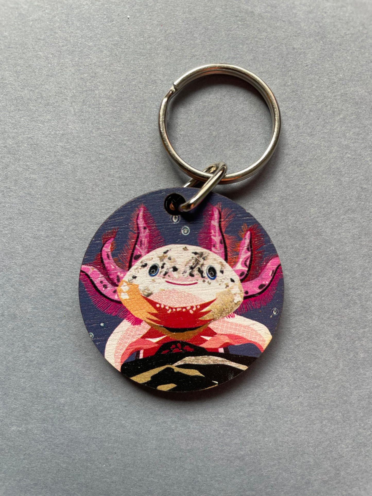 Axolotl Keyring