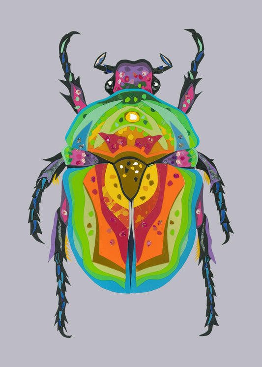 Scarab Beetle Print