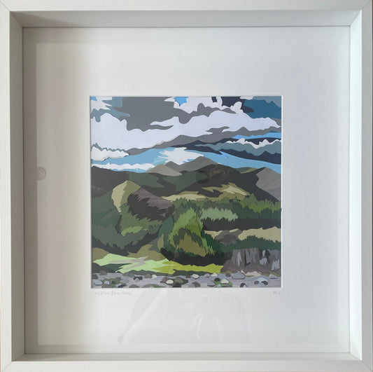 Ben Nevis paper collage