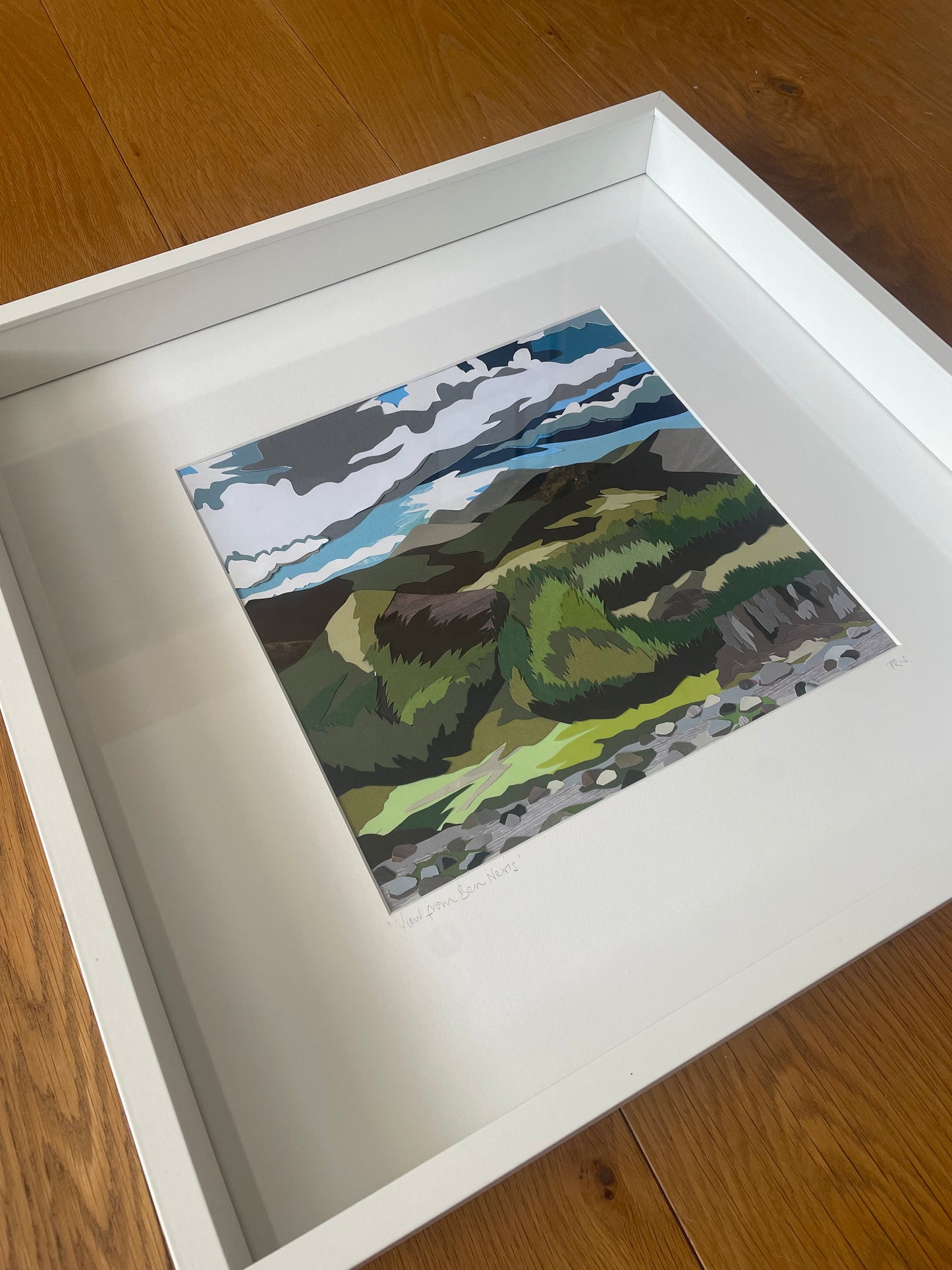 Ben Nevis paper collage