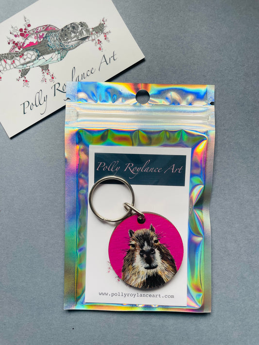 Capybara Keyring
