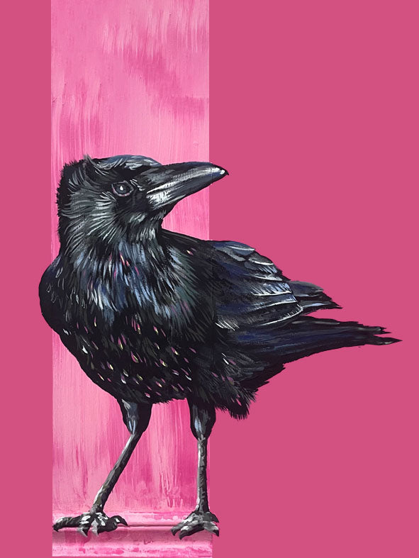 A5 Crow Print