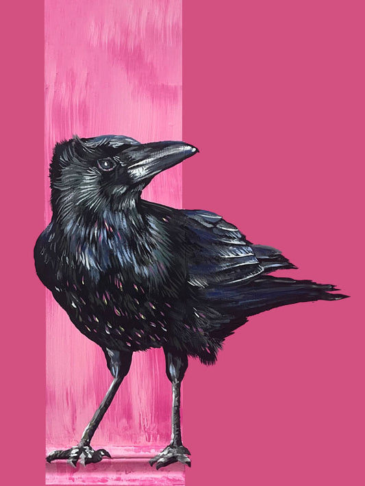 A5 Crow Print