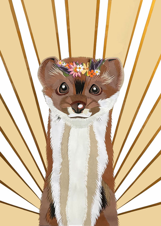 Flower Ermine Print