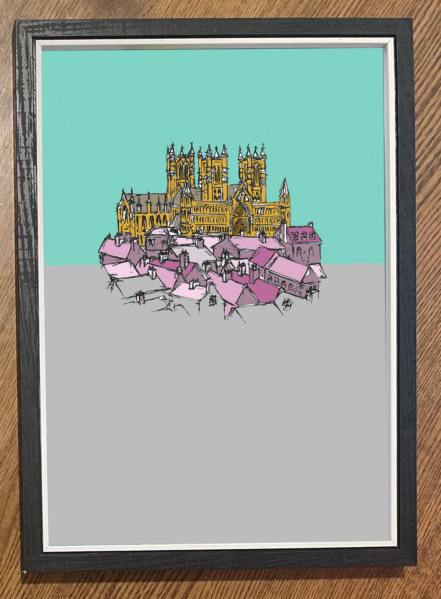 Lincoln Cathedral print