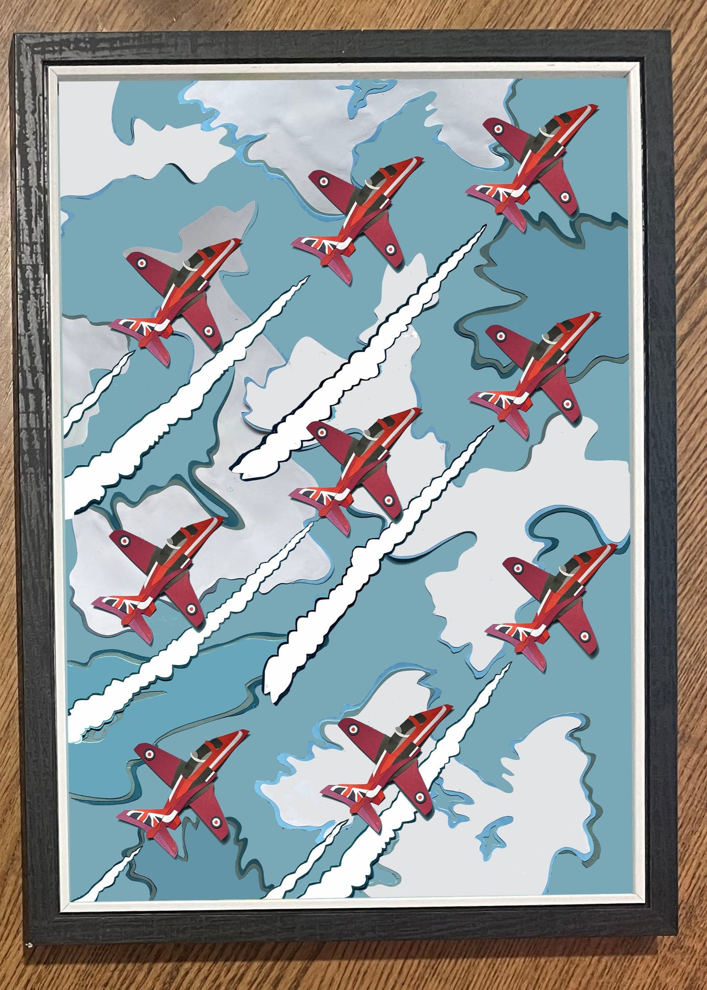 Red Arrows Print