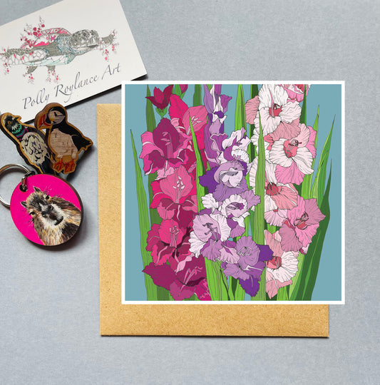 Gladioli card