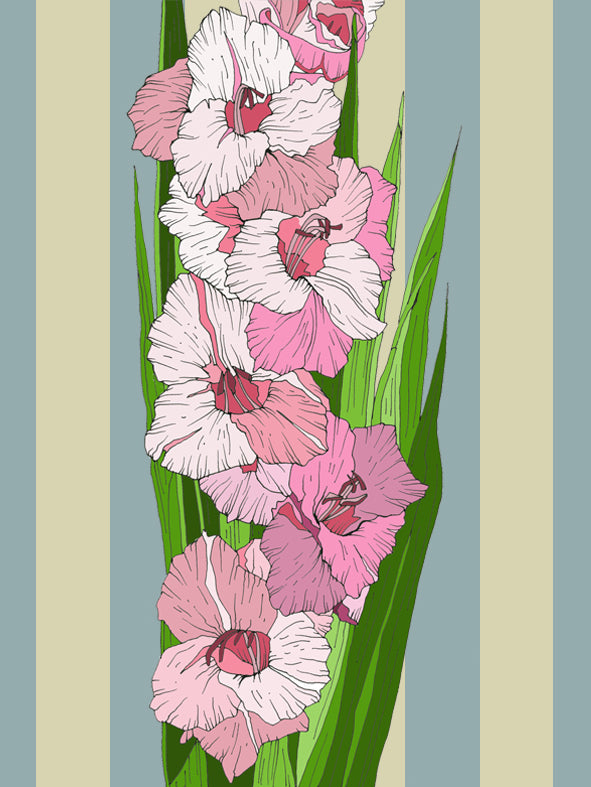 A5 Gladioli Print