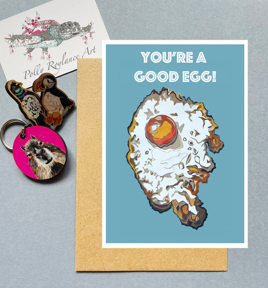 You're a Good Egg card