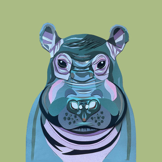 Hippo Print