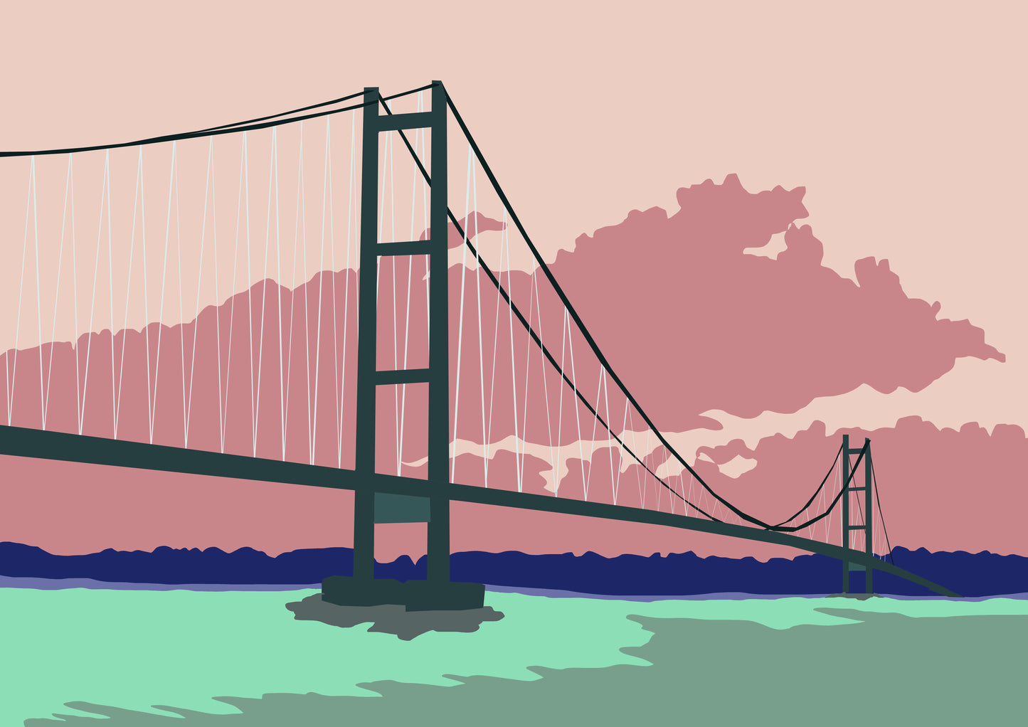 Humber Bridge Print