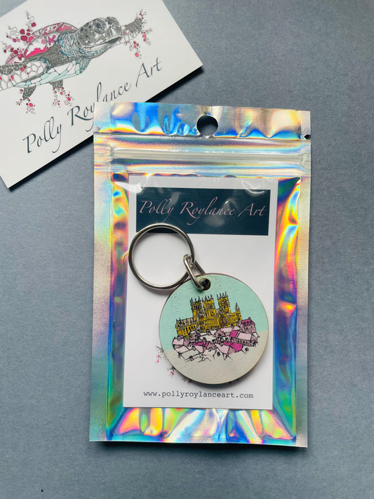 Lincoln Cathedral Keyring