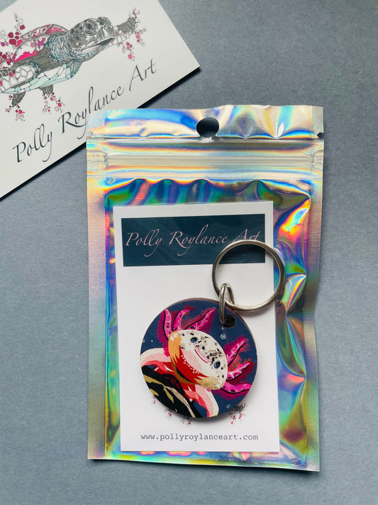 Axolotl Keyring