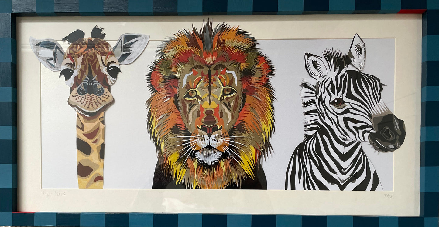 Large Framed Safari Print