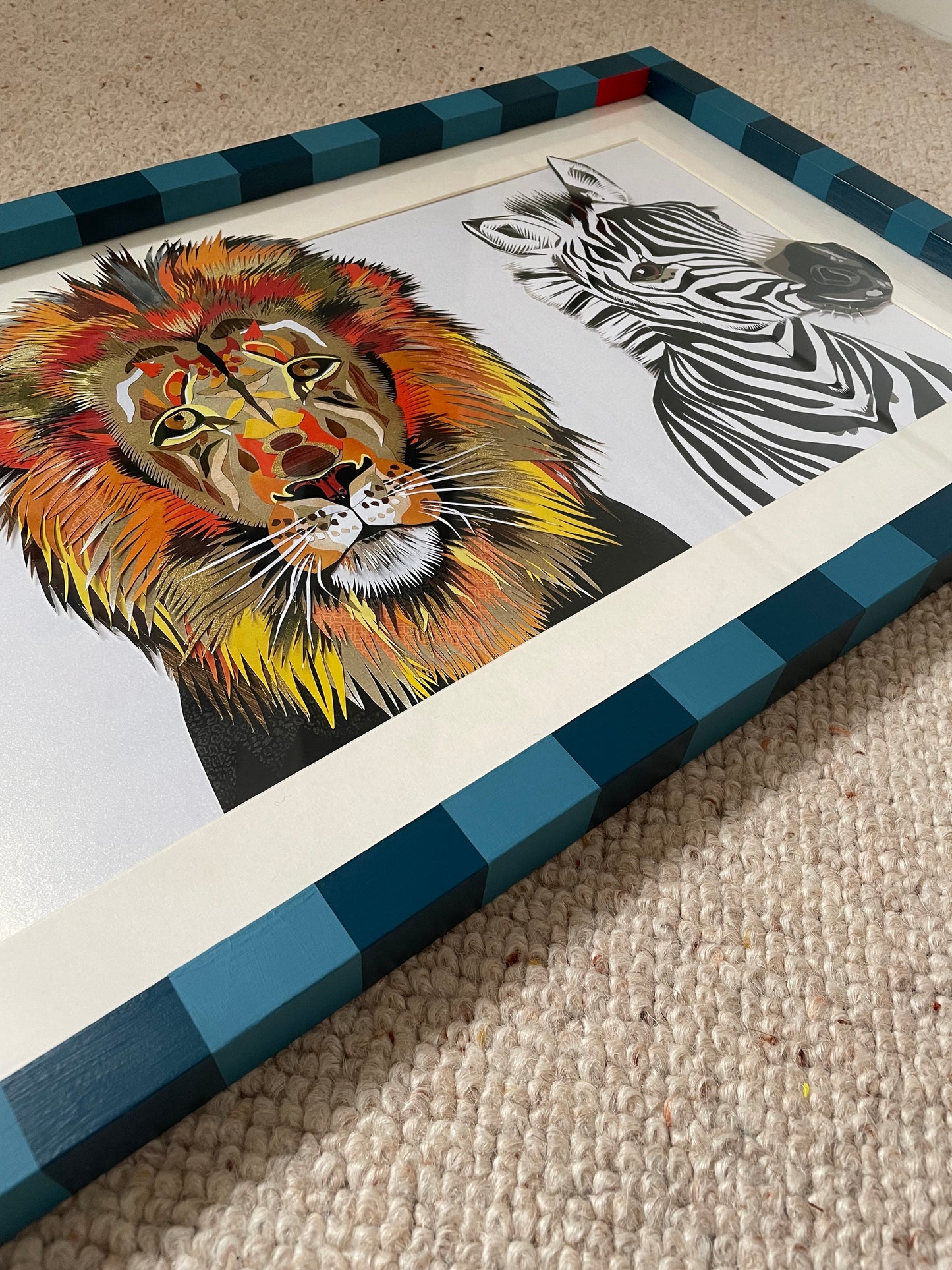 Large Framed Safari Print