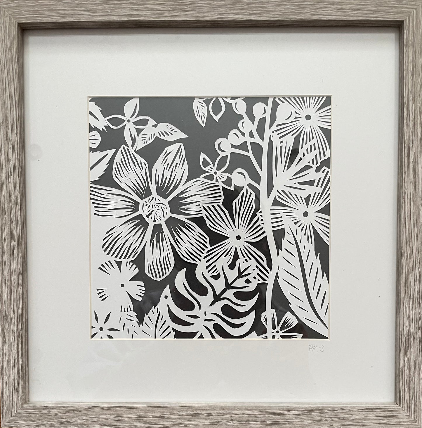 Floral Paper Collage