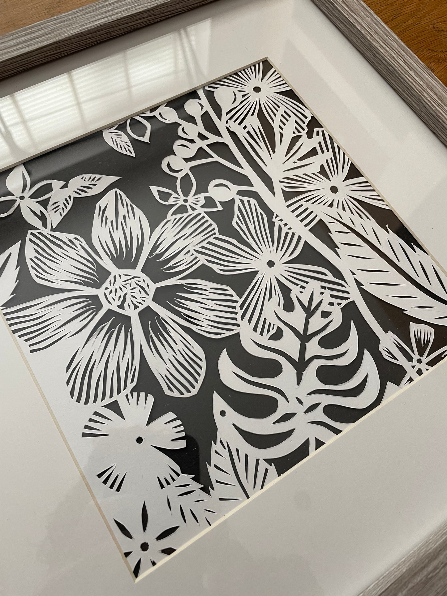 Floral Paper Collage