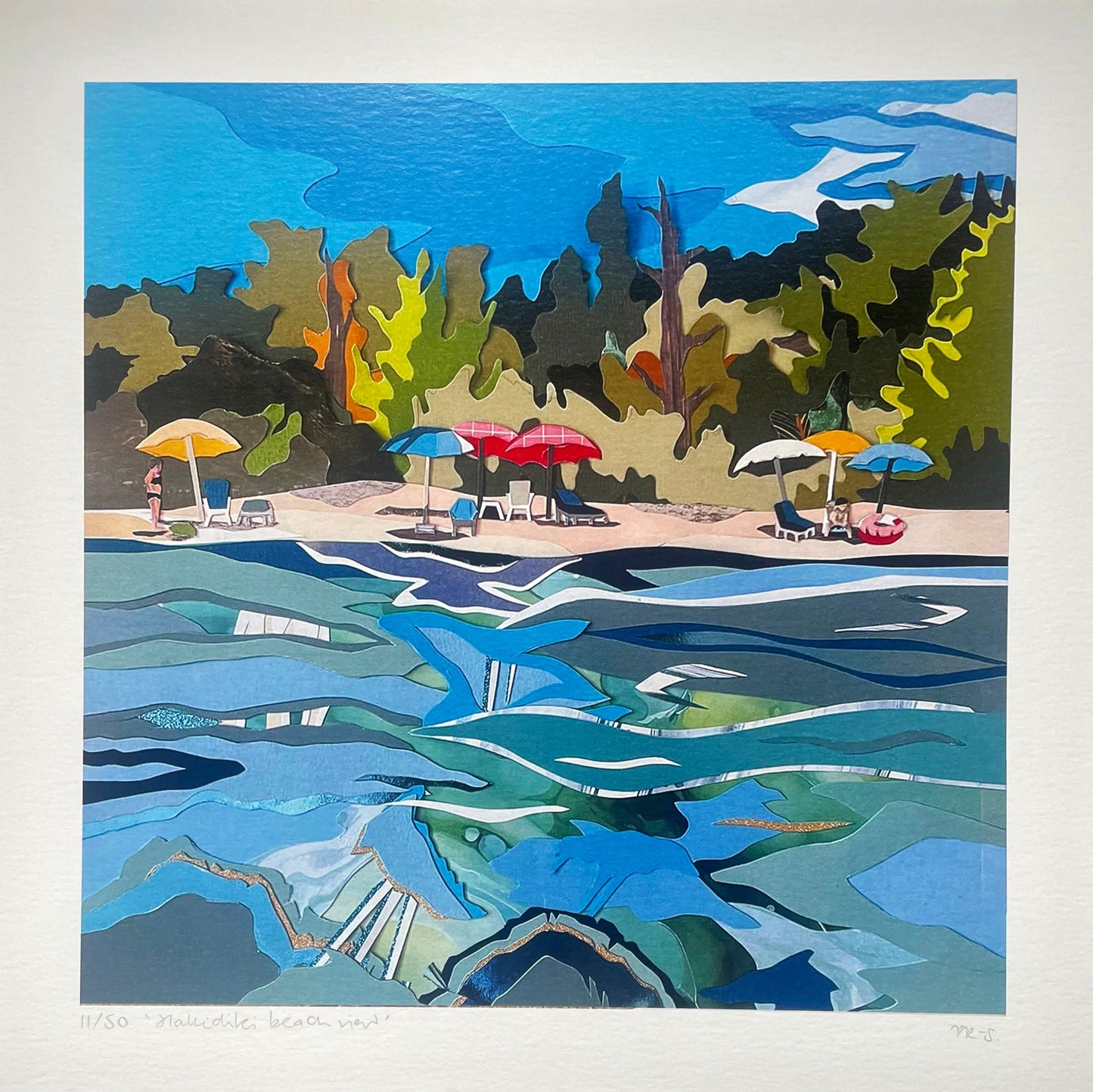 Limited Edition Halkidiki Beach View print
