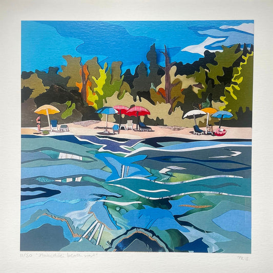 Limited Edition Halkidiki Beach View print