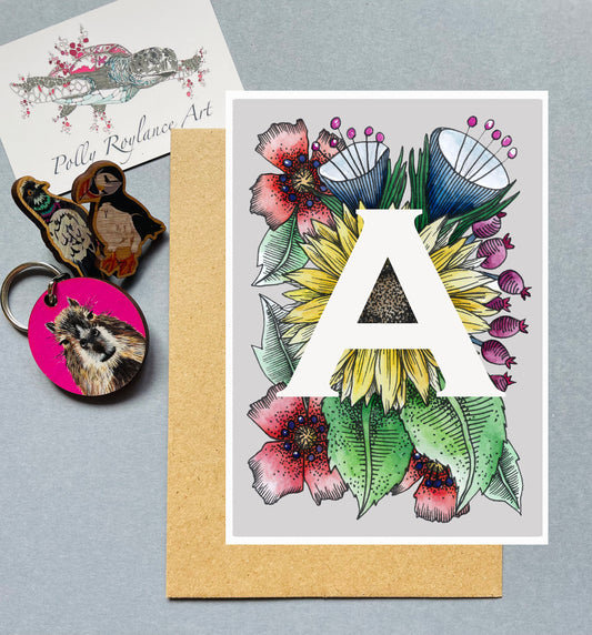 Letter greeting cards