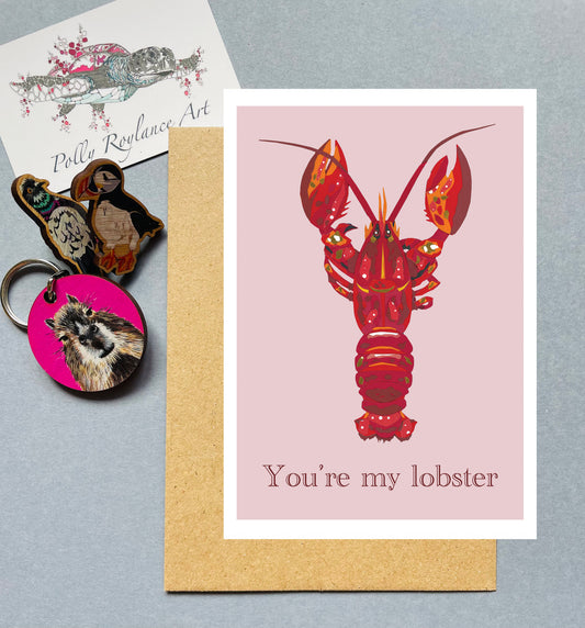 You're My Lobster card