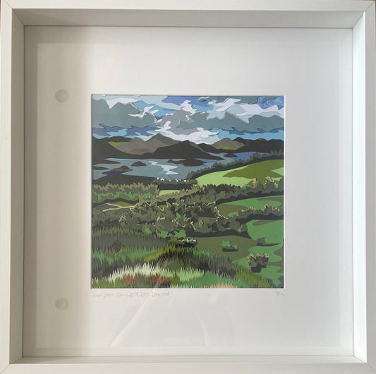 Loch Lomond paper collage