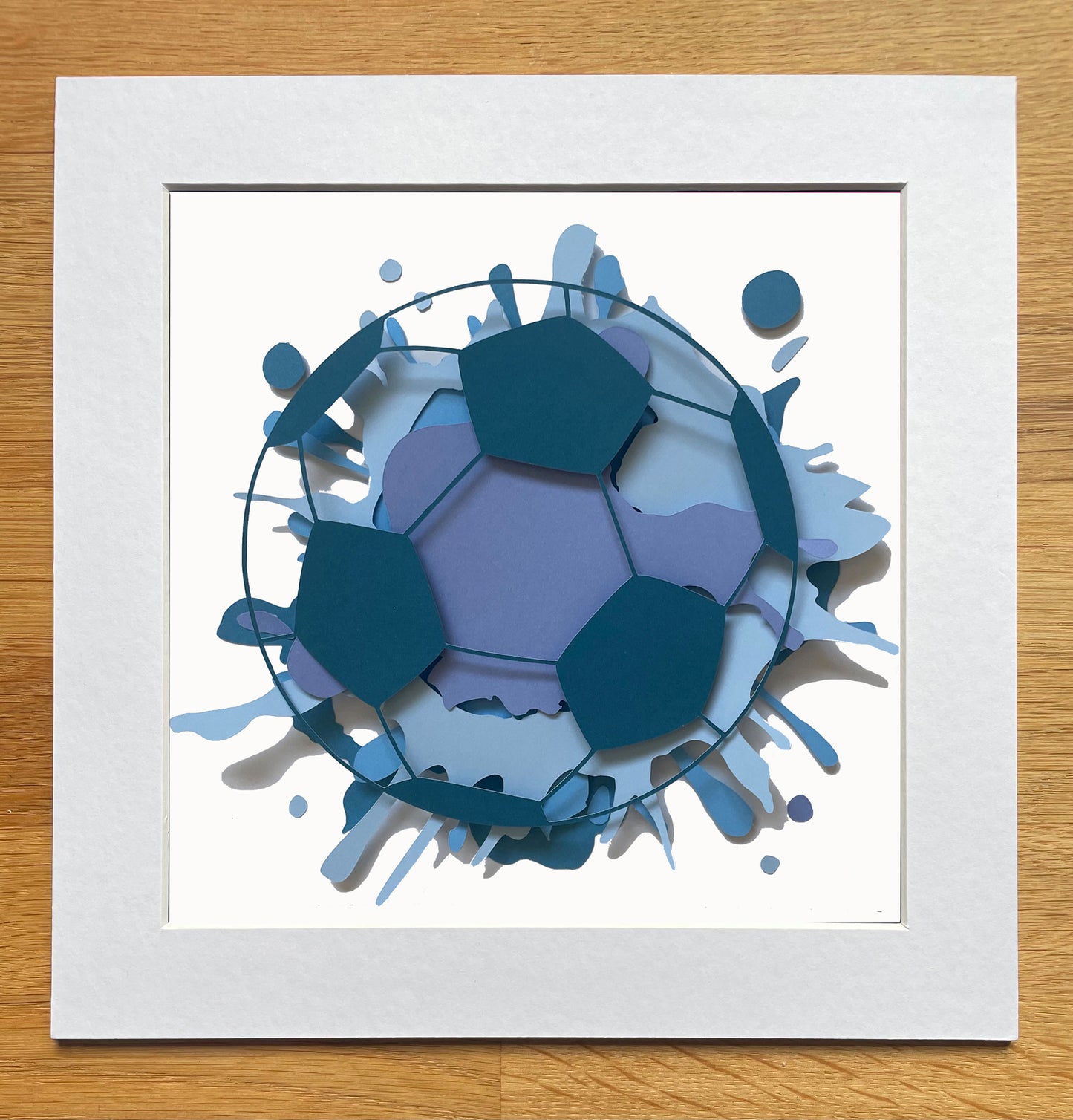 Football Splatter Print