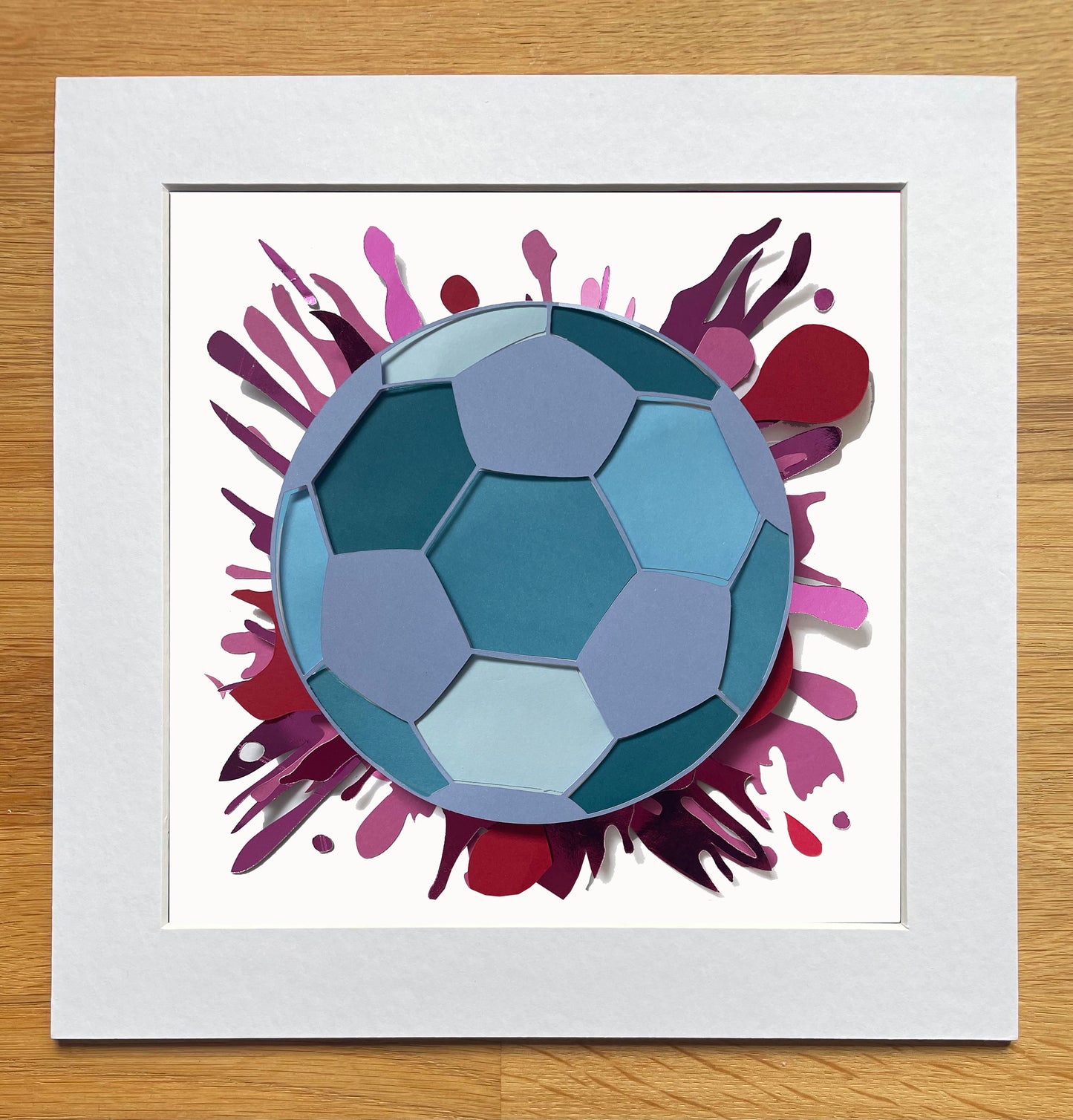 Football Splatter Print