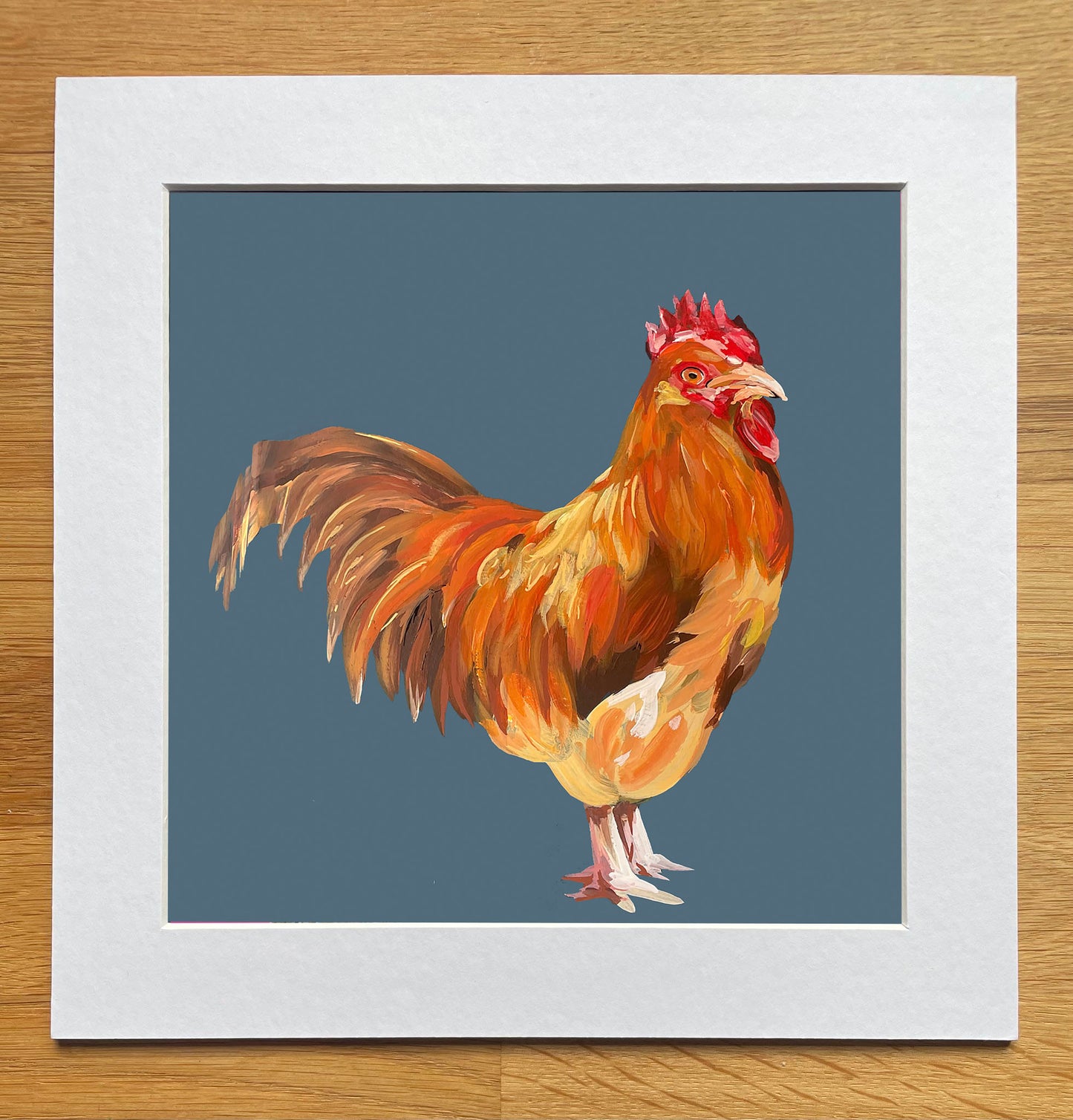 Lincolnshire Buff Chicken Print