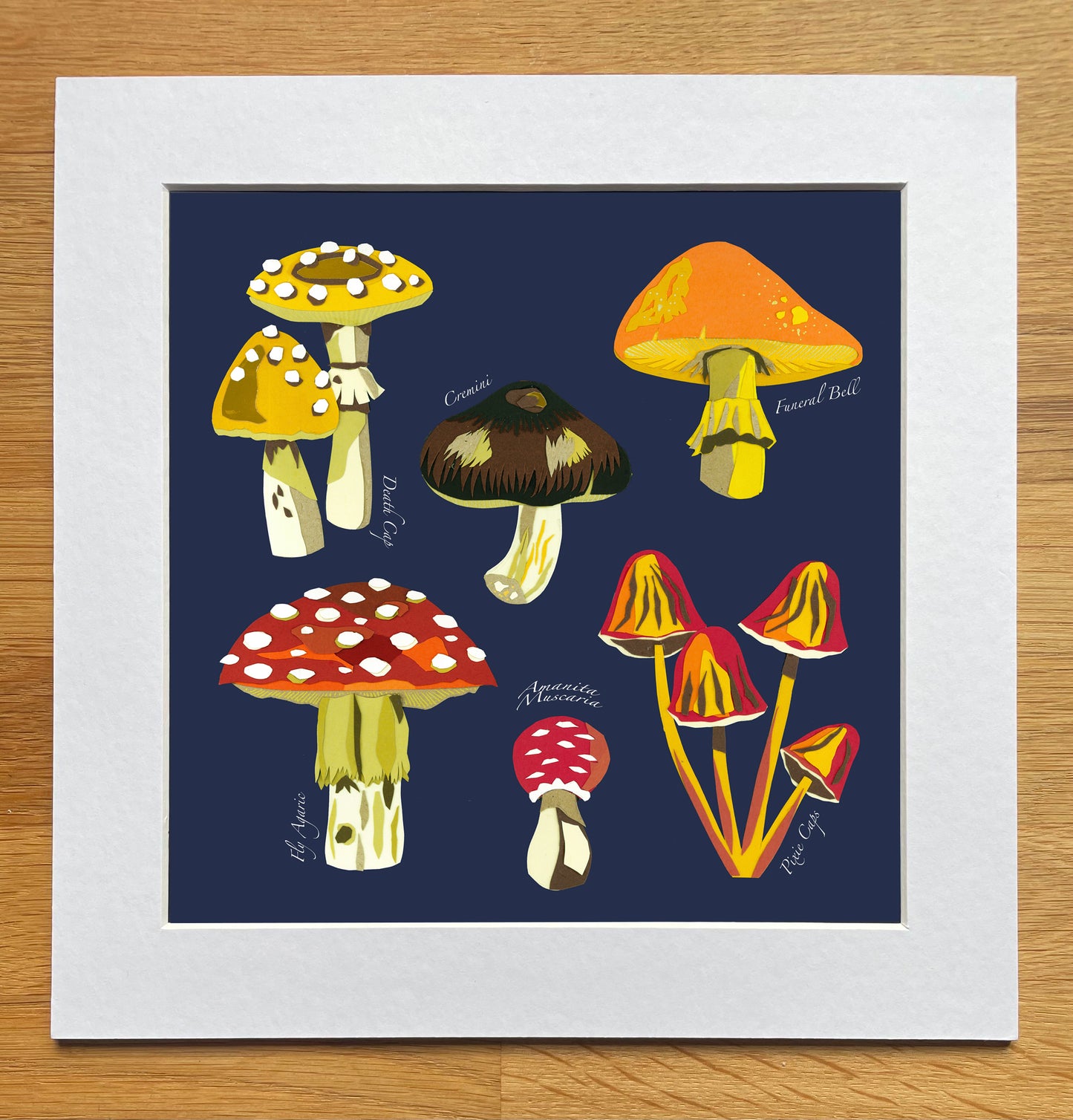 Mushrooms print