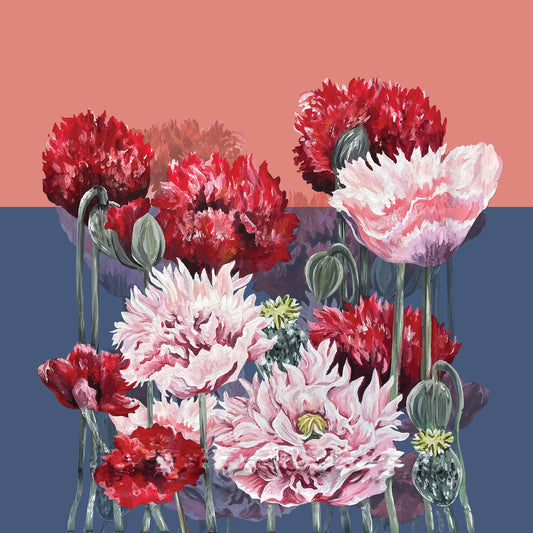 Poppies large print