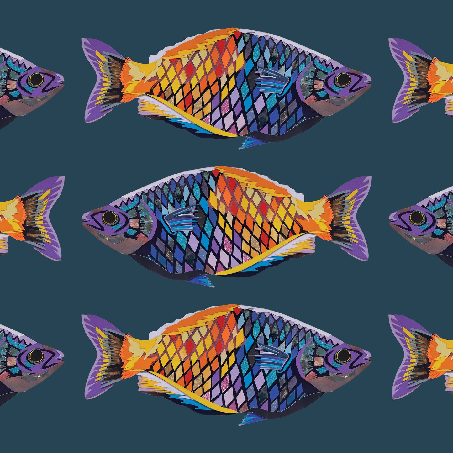 Rainbowfish Print