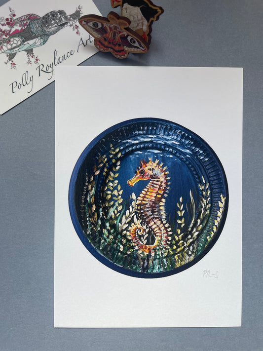 Seahorse Mini Print