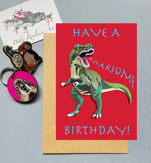 T-Rex Bday Card