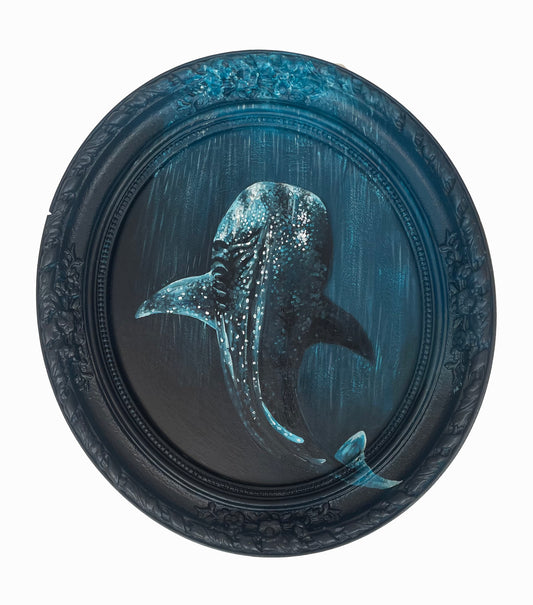 Whale Shark painted frame