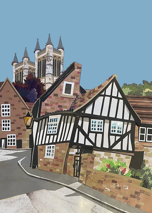 Wonky House print