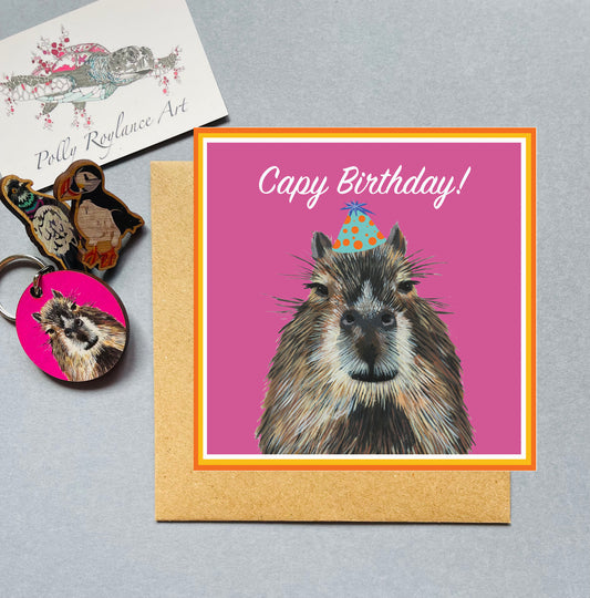 Capy Birthday card