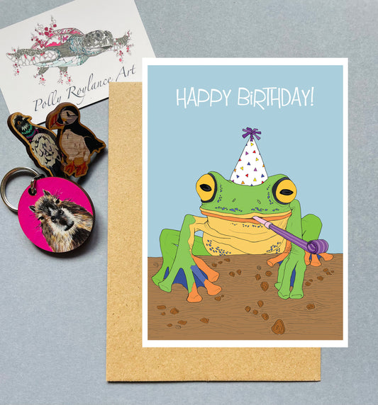 Birthday Frog card